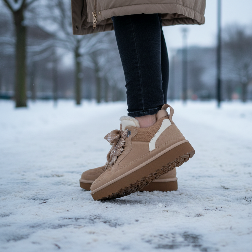 Warm-Lined Sneakers
