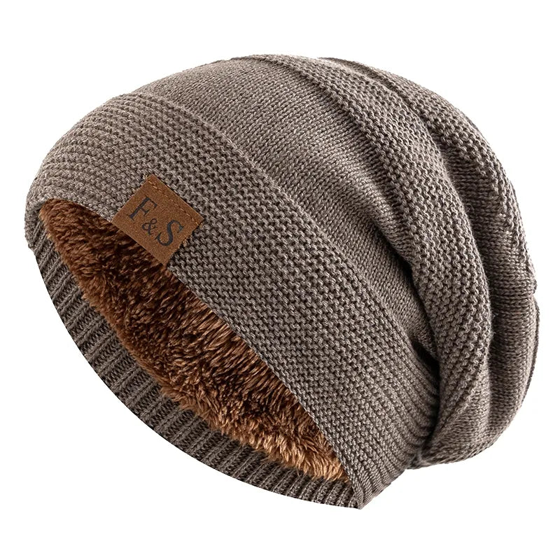 Warm Lined Winter Beanie