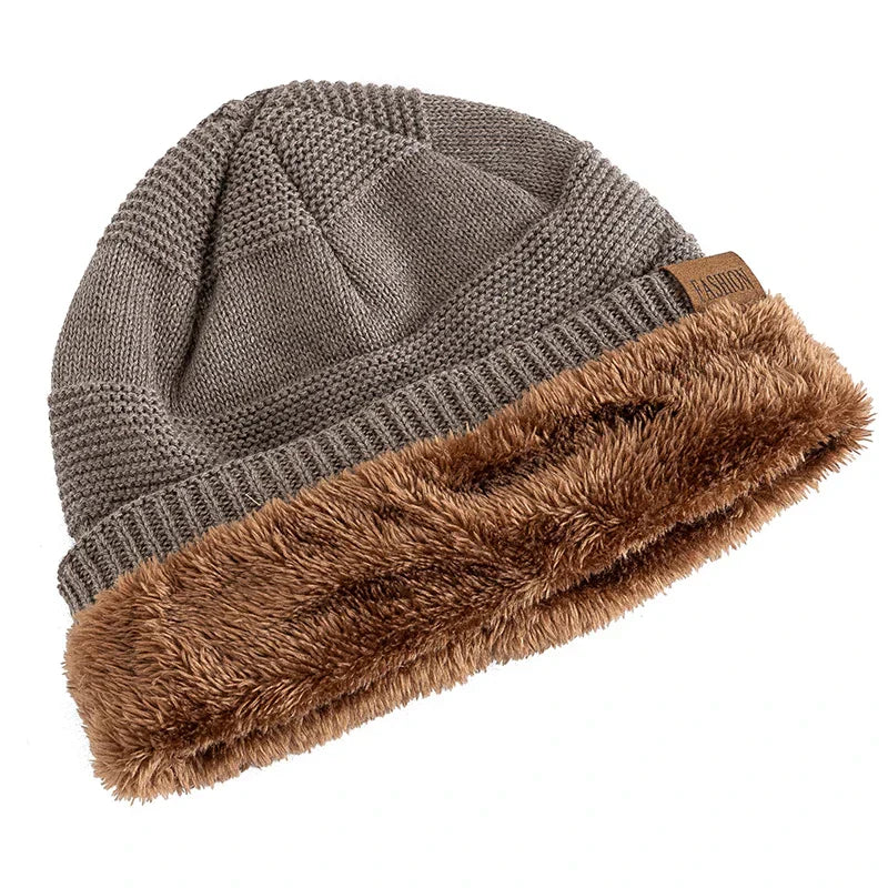Warm Lined Winter Beanie