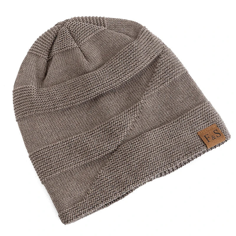 Warm Lined Winter Beanie
