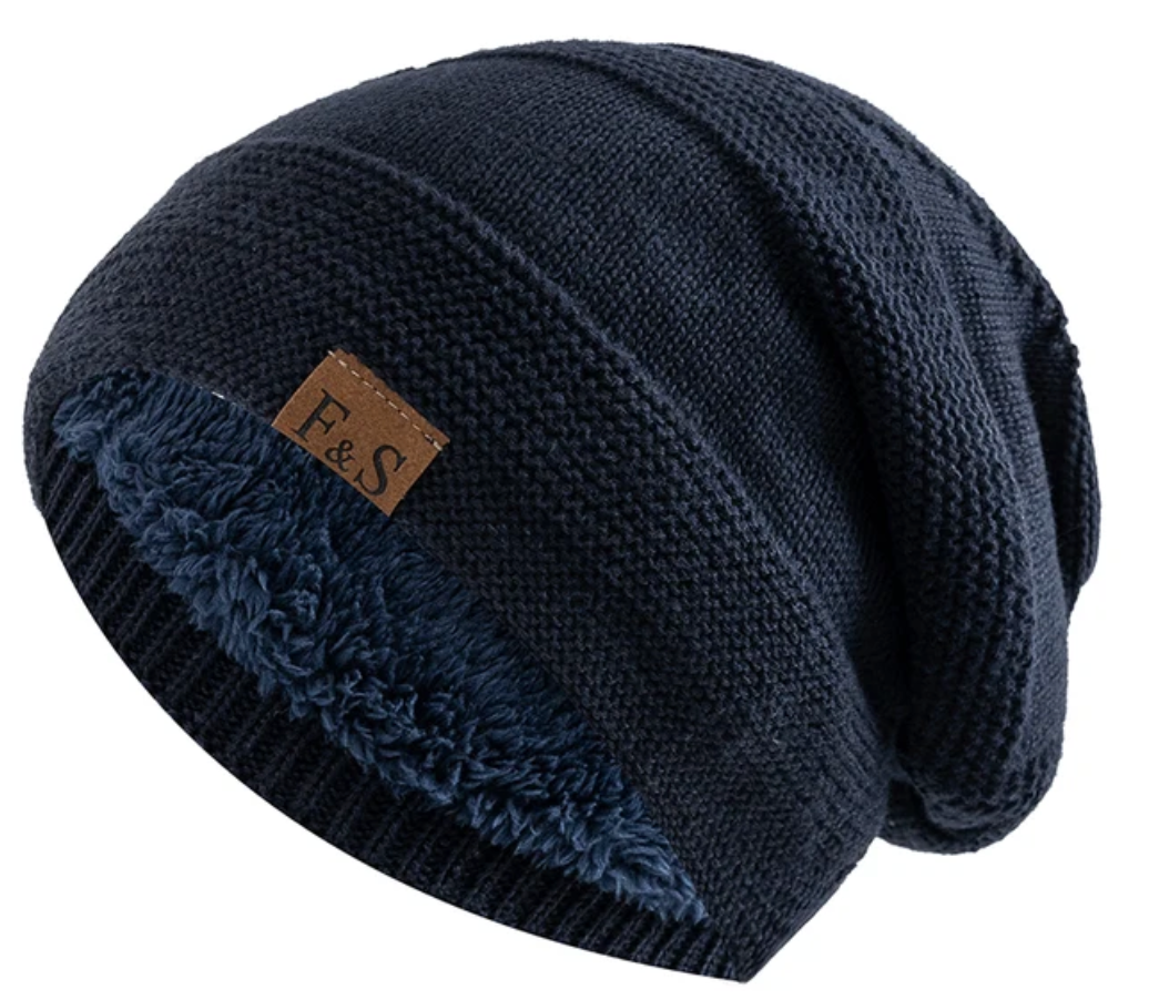 Warm Lined Winter Beanie