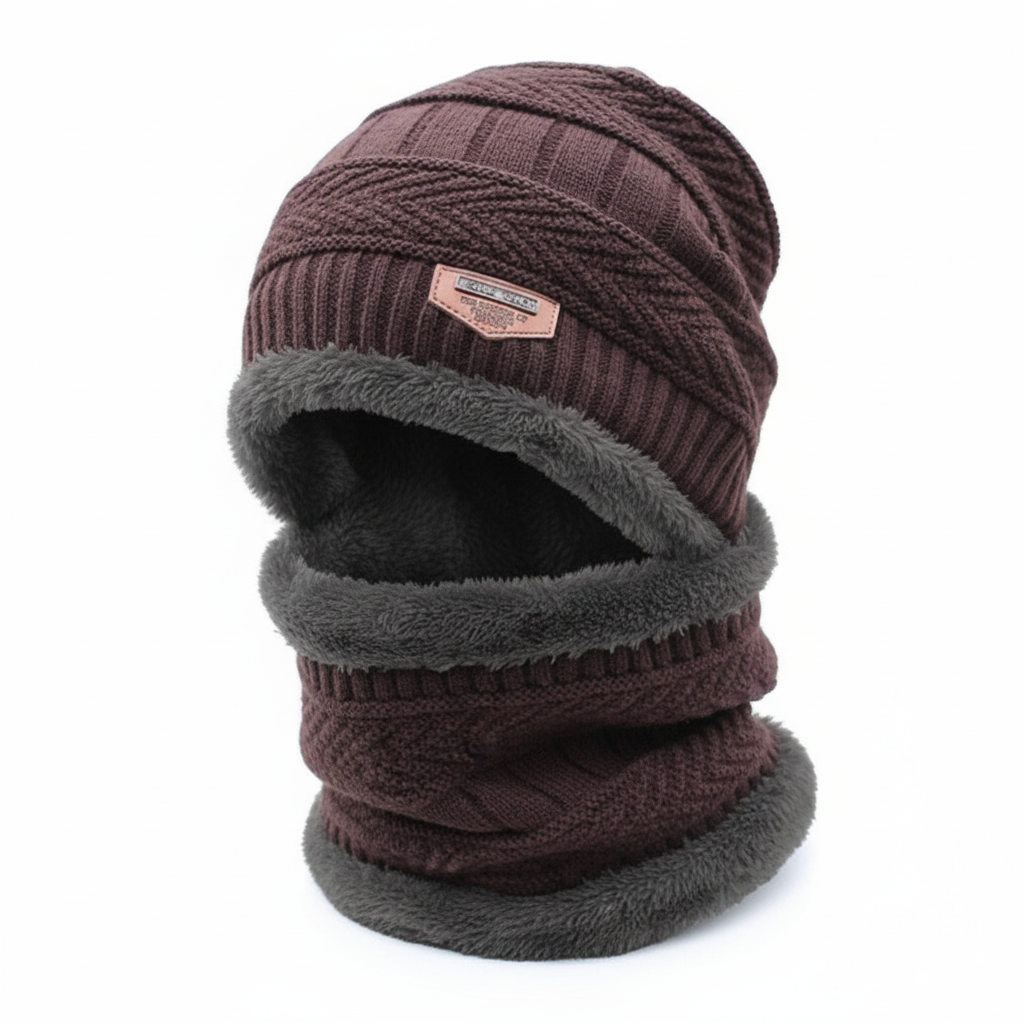 Warm Winter Cap with Face Protection