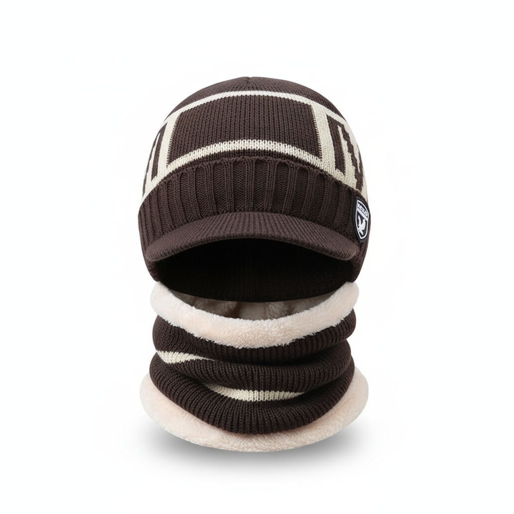 Warm Winter Cap with Face Protection