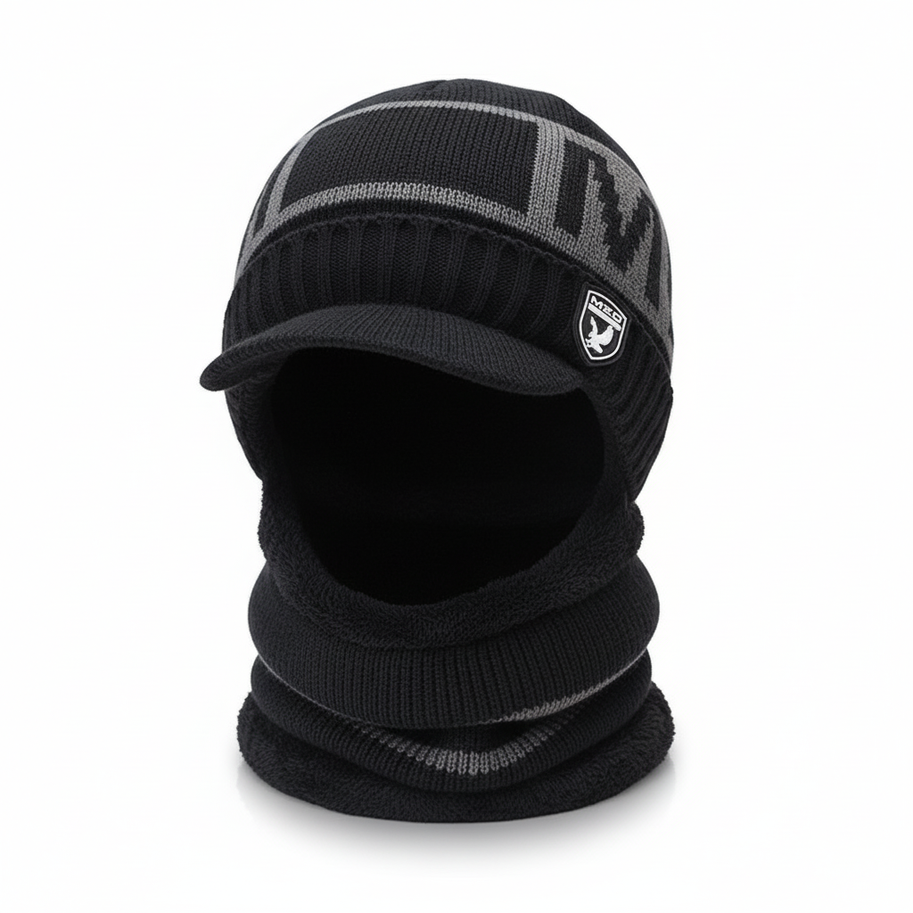 Warm Winter Cap with Face Protection