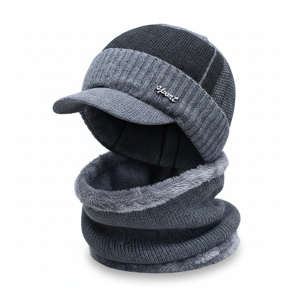 Warm Winter Cap with Face Protection