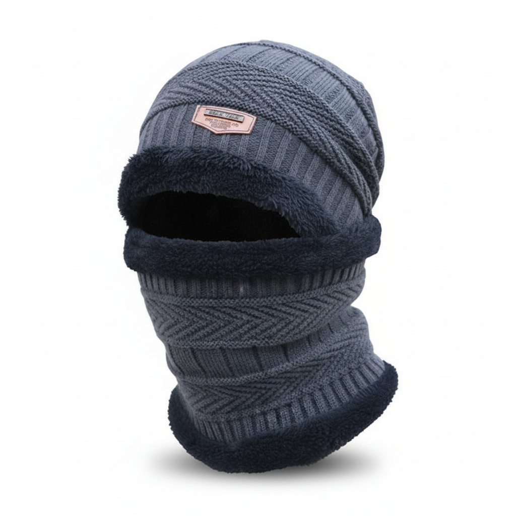 Warm Winter Cap with Face Protection