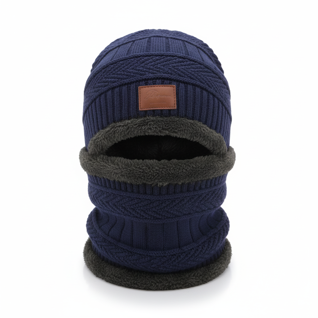 Warm Winter Cap with Face Protection