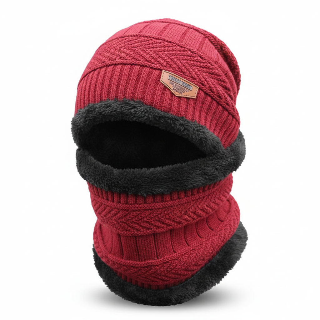 Warm Winter Cap with Face Protection