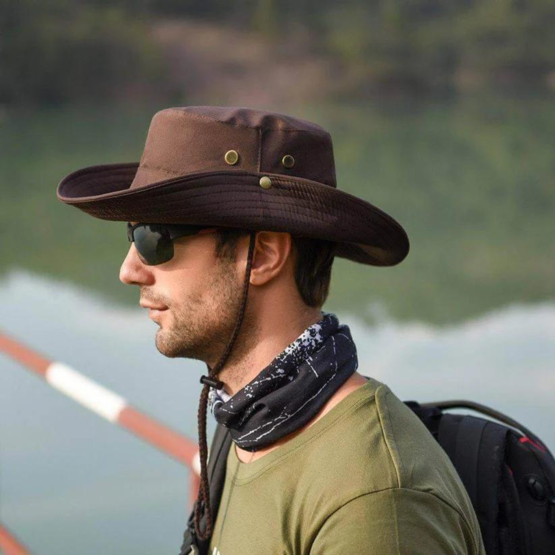 Water-Repellent Outdoor Bucket Hat with UV Protection