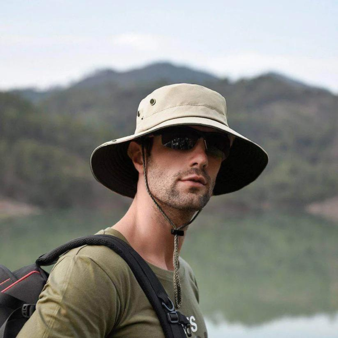 Water-Repellent Outdoor Bucket Hat with UV Protection