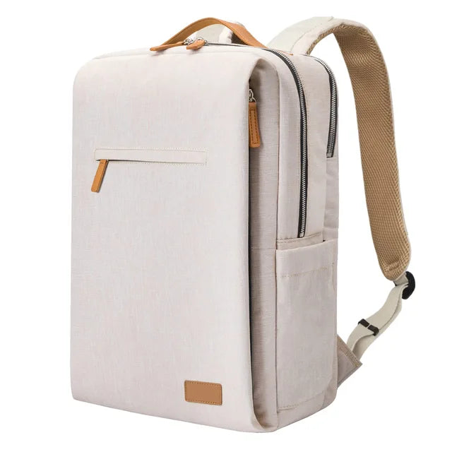 Water-Resistant Laptop Backpack with USB Charging Port for 15.6-Inch Laptops