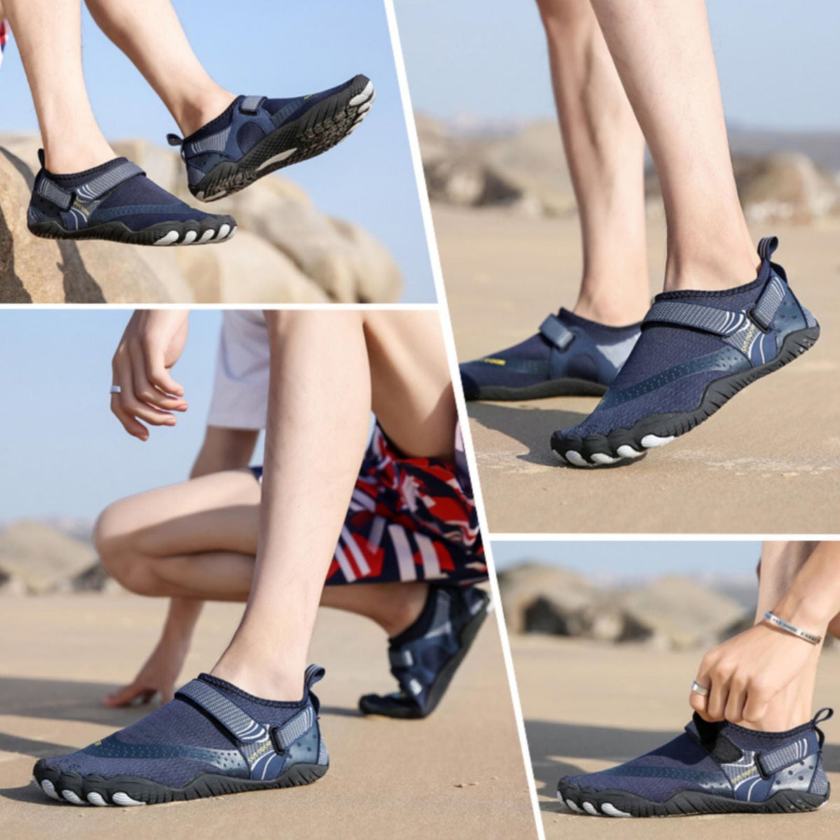 Water Shoes with Non-Slip Sole and Lightweight Orthopedic Support