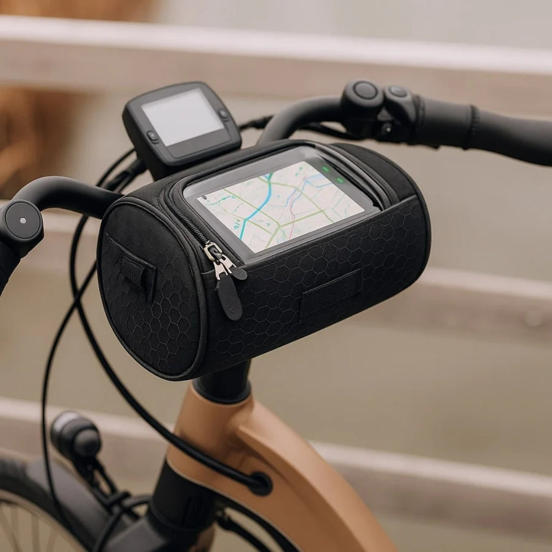 Waterproof Bike Handlebar Bag with Touchscreen