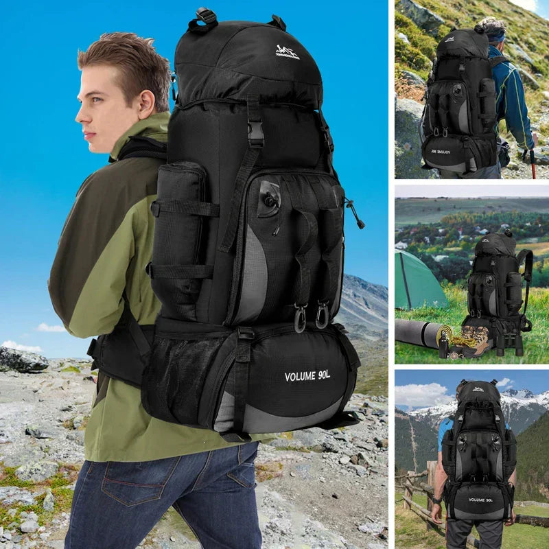 Waterproof Camping and Hiking Backpack 90L