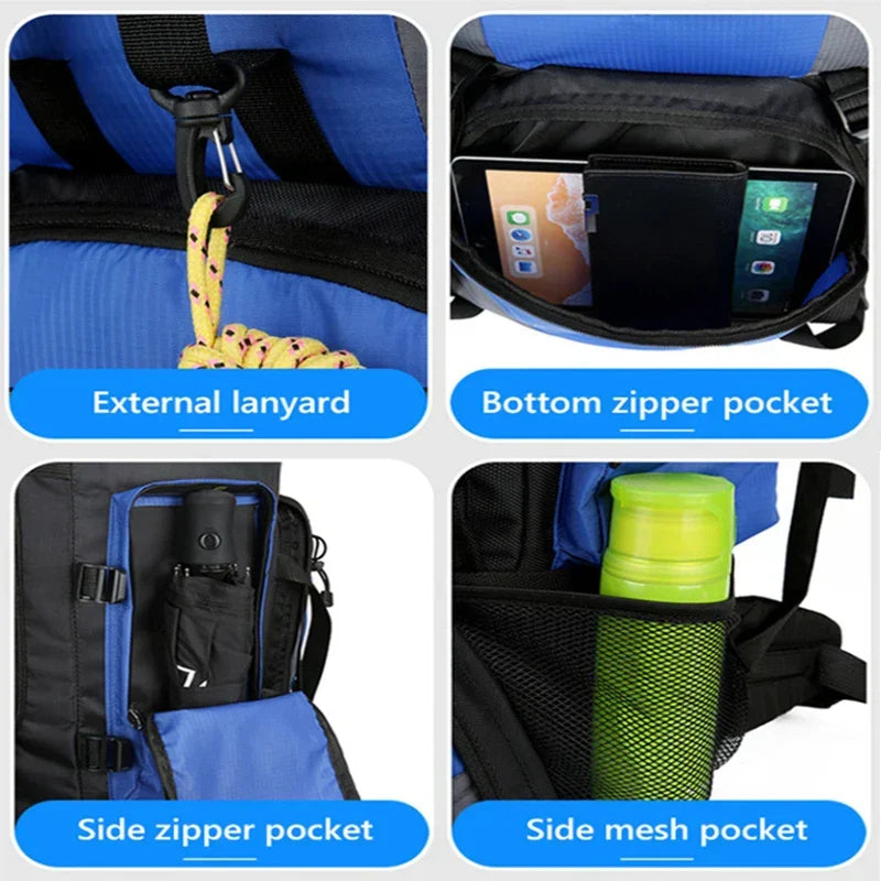 Waterproof Camping and Hiking Backpack 90L