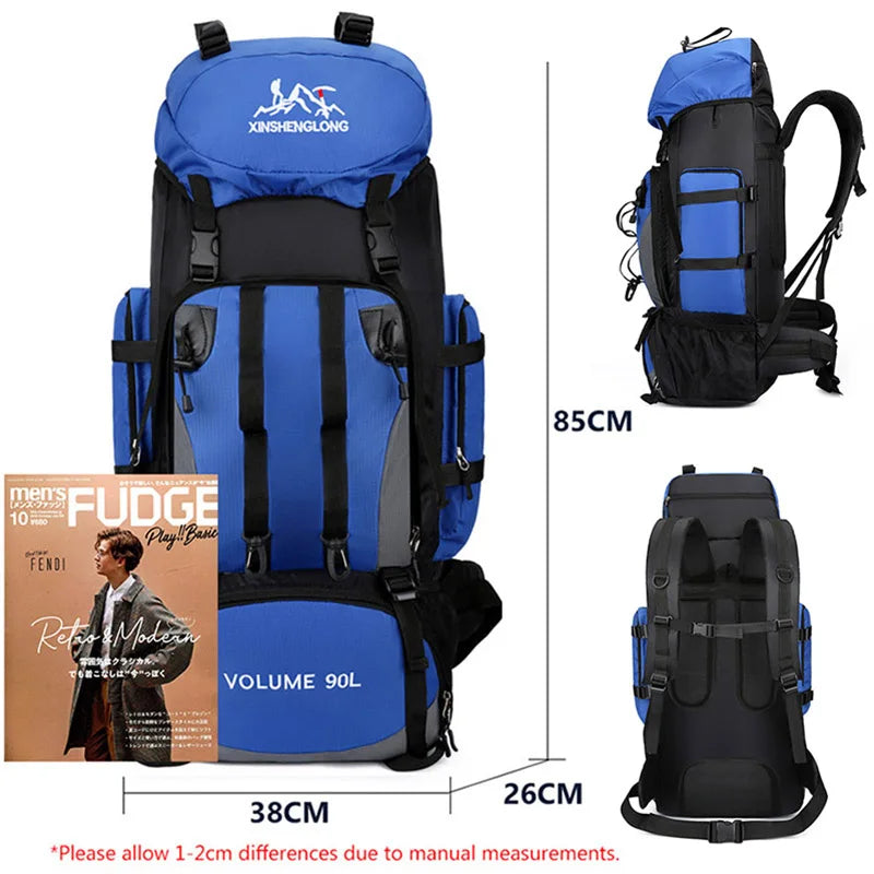 Waterproof Camping and Hiking Backpack 90L