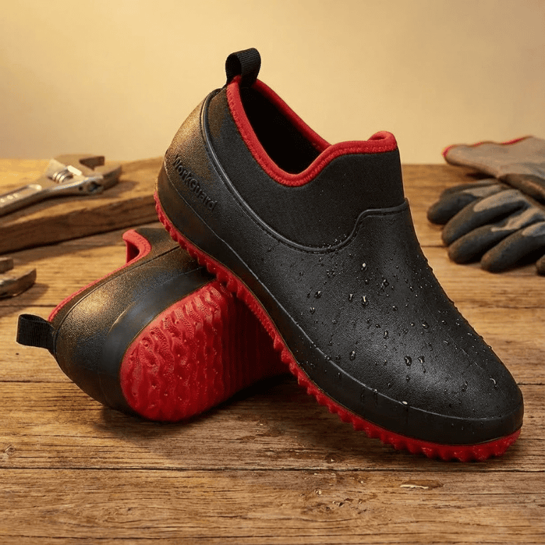 Waterproof, Comfortable Work Shoes with Secure Grip