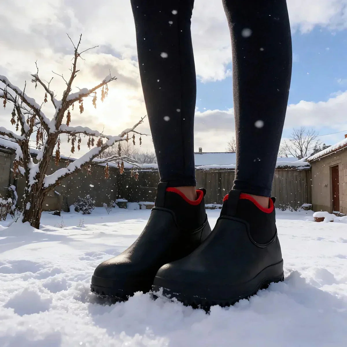 Waterproof, Comfortable Work Shoes with Secure Grip