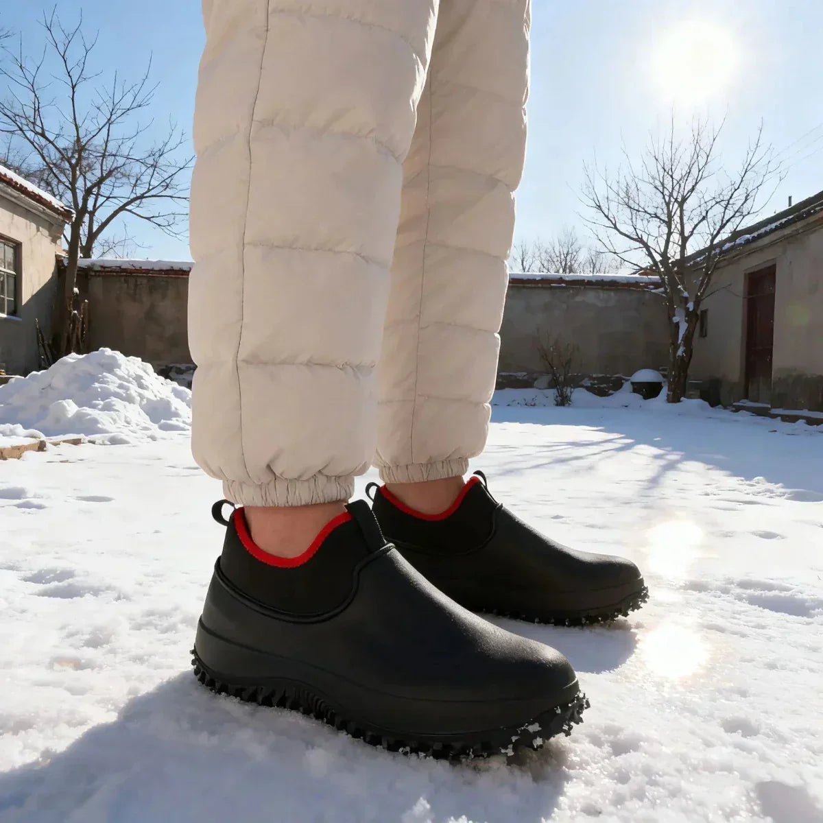 Waterproof, Comfortable Work Shoes with Secure Grip