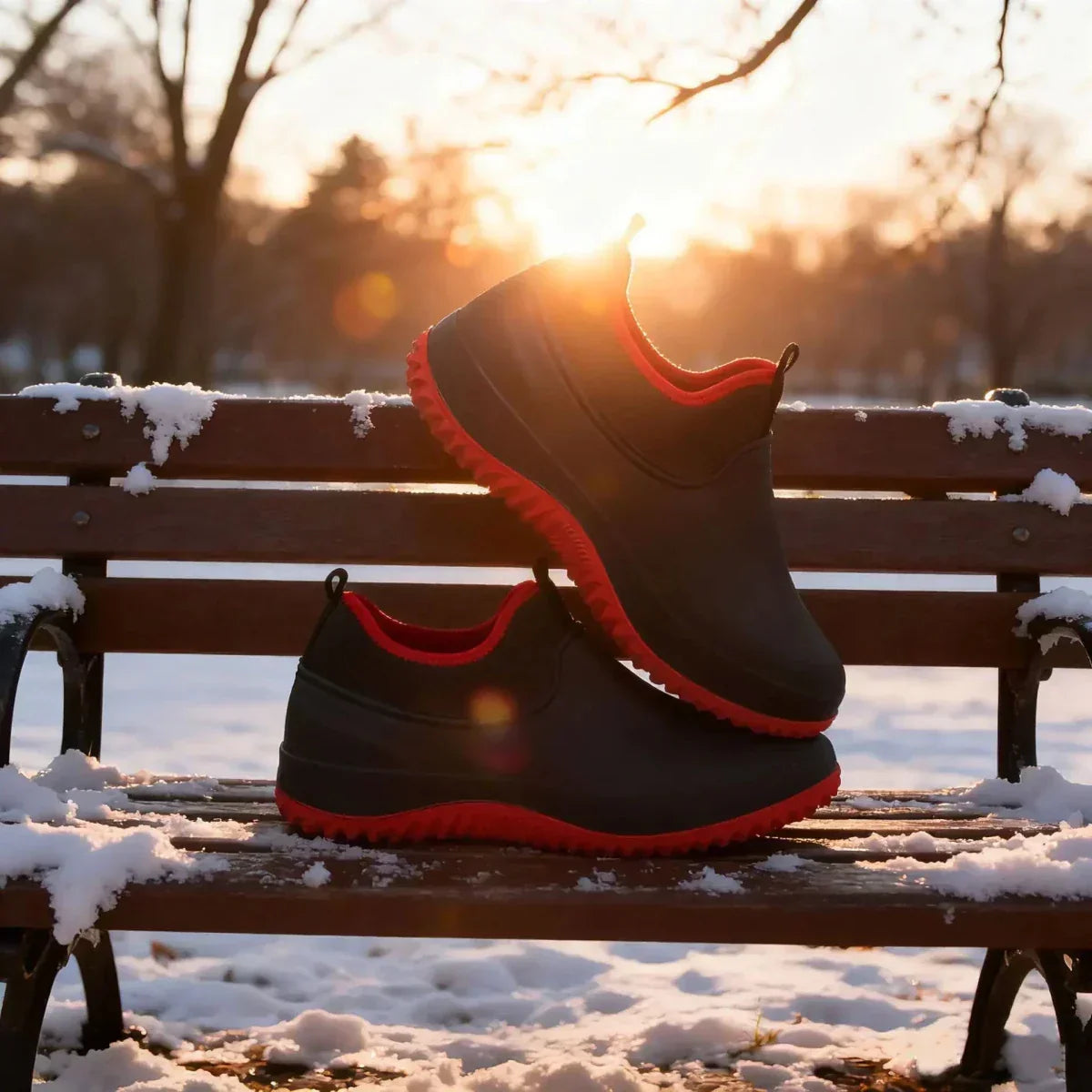 Waterproof, Comfortable Work Shoes with Secure Grip