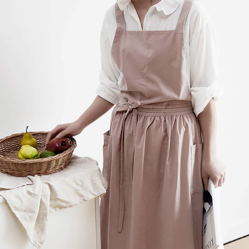 Waterproof Cotton Apron with Practical Pockets