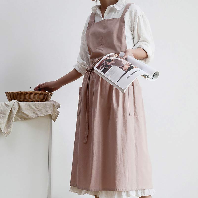 Waterproof Cotton Apron with Practical Pockets