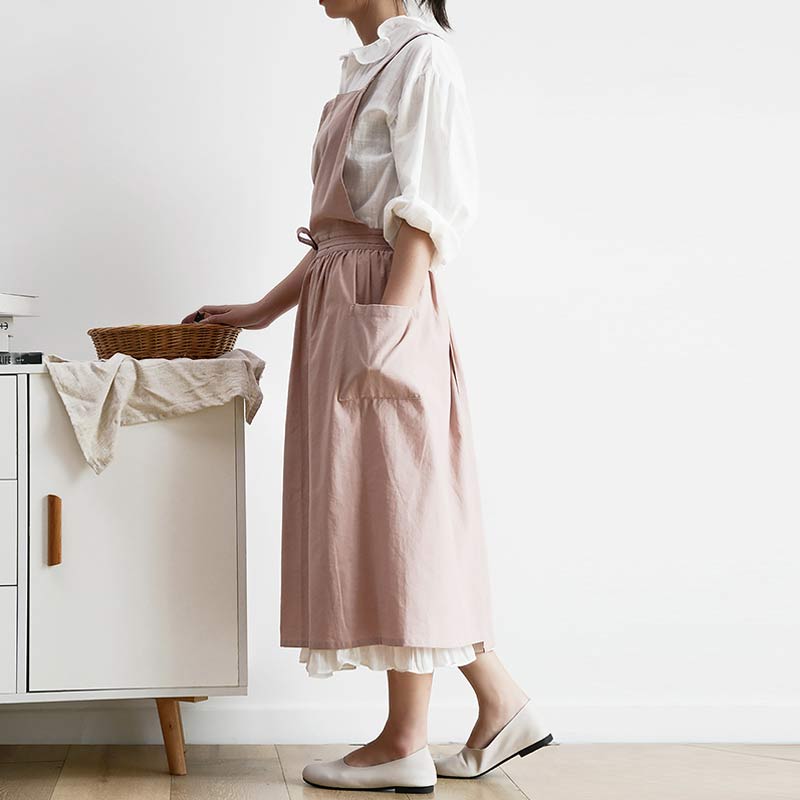 Waterproof Cotton Apron with Practical Pockets