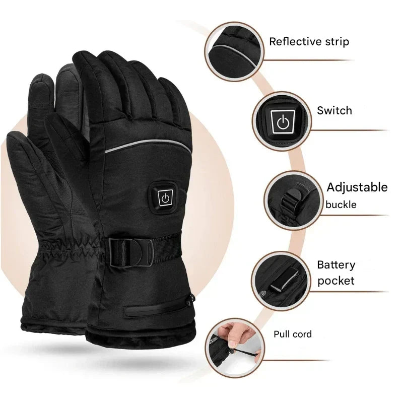 Waterproof Electrically Heated Gloves
