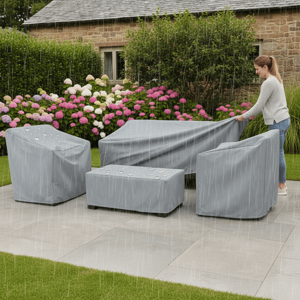 Waterproof Garden Furniture Cover with Weather Protection – Versatile Outdoor Use