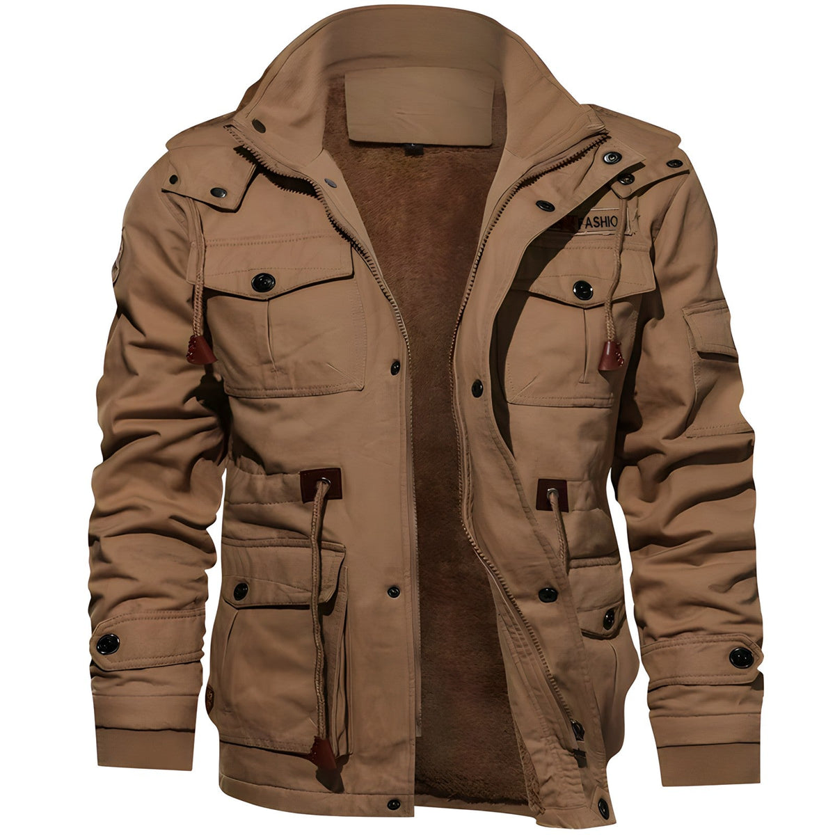 Waterproof Military Jacket with Adjustable Waist