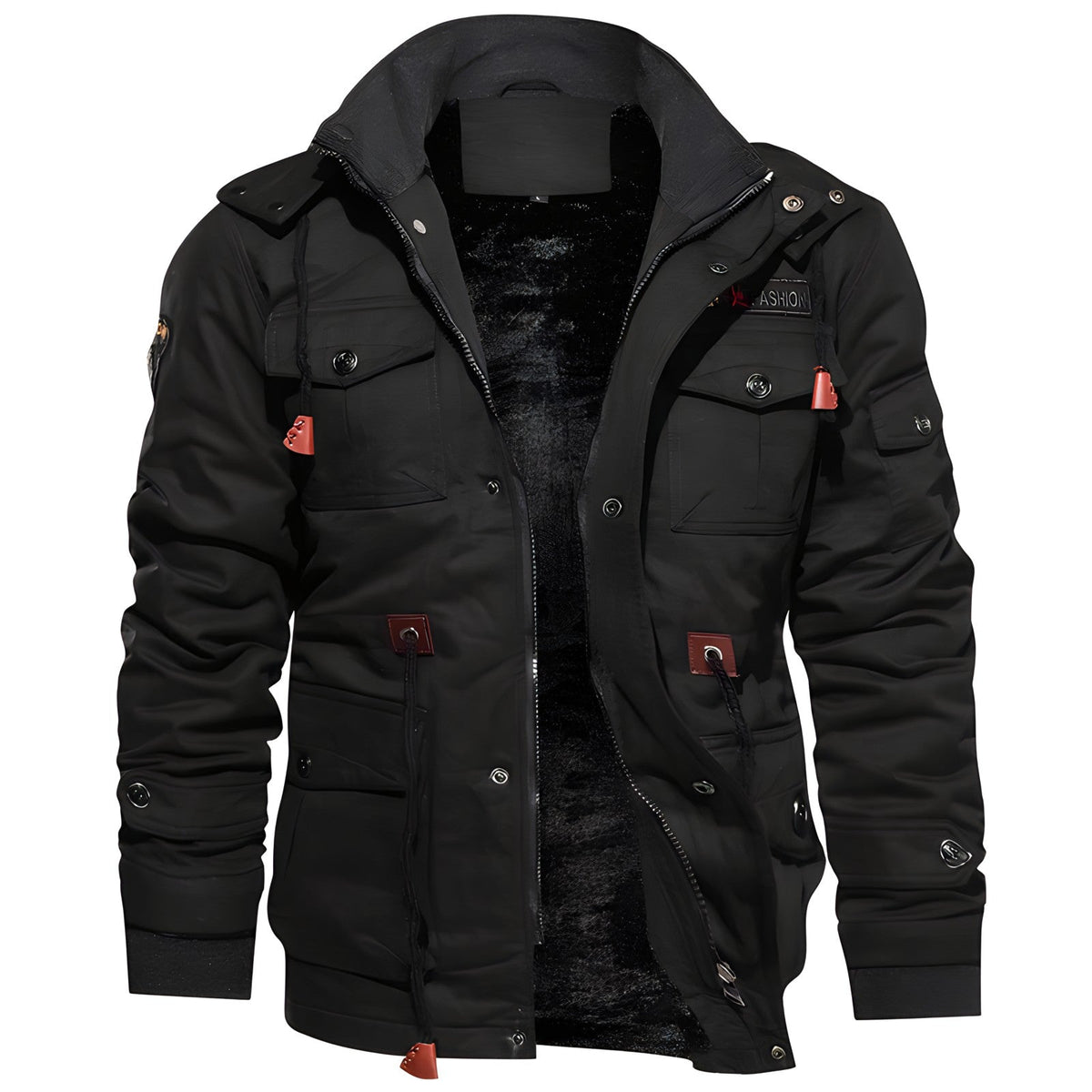 Waterproof Military Jacket with Adjustable Waist