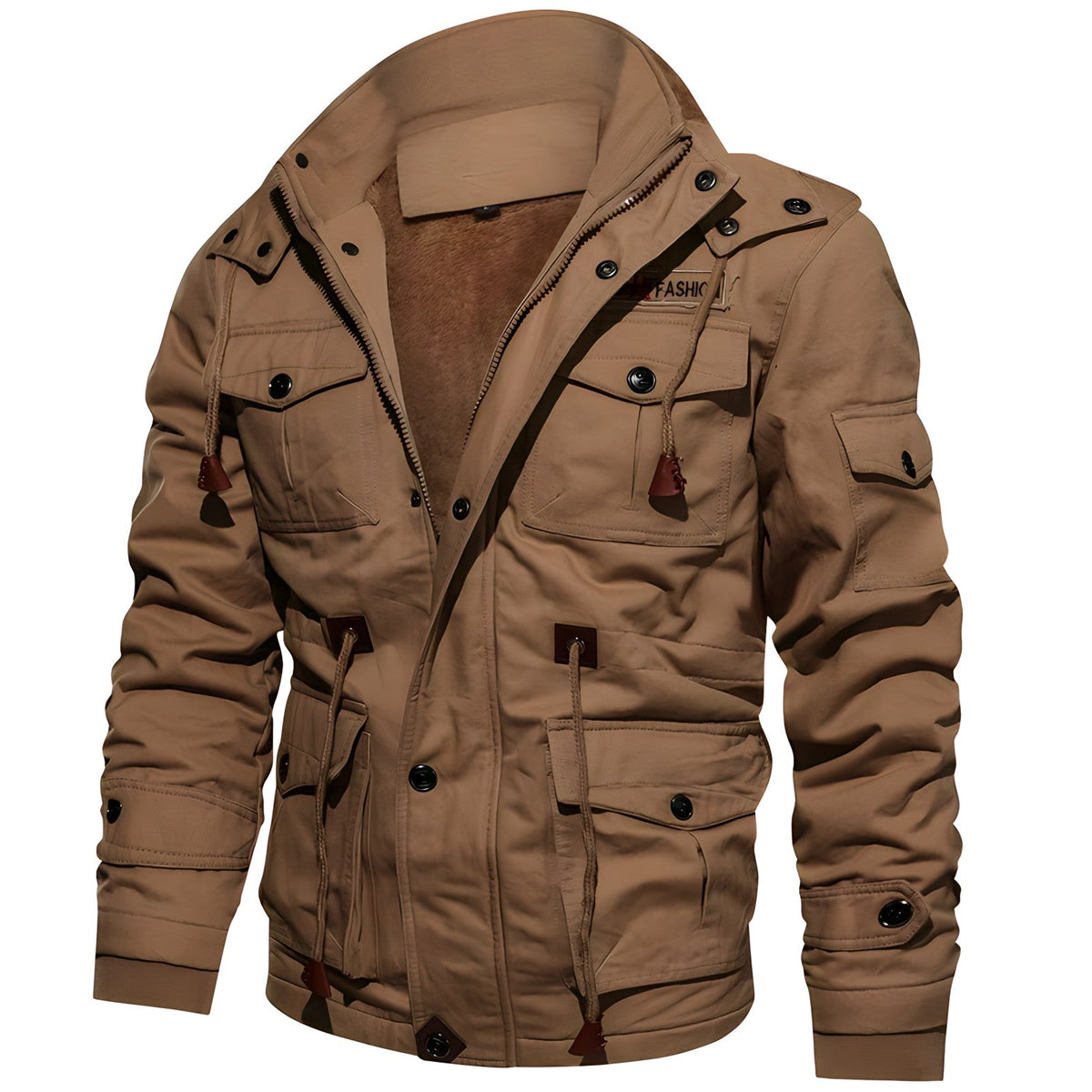 Waterproof Military Jacket with Adjustable Waist