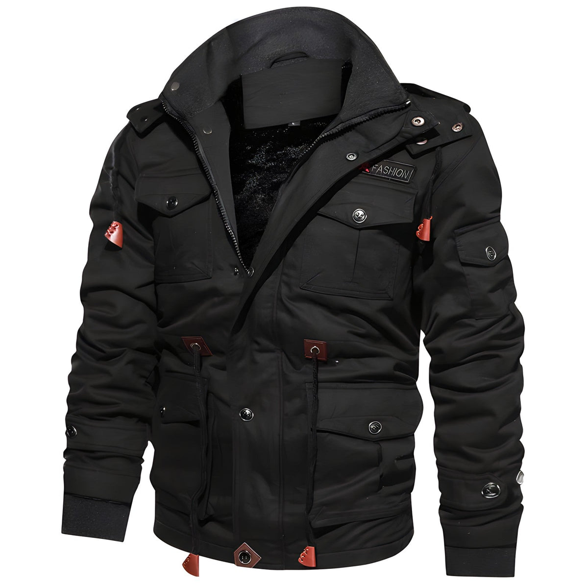 Waterproof Military Jacket with Adjustable Waist