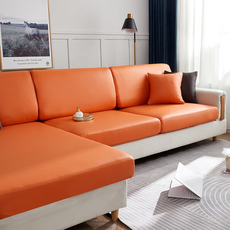 Waterproof Sectional Sofa Cover for Leather Protection