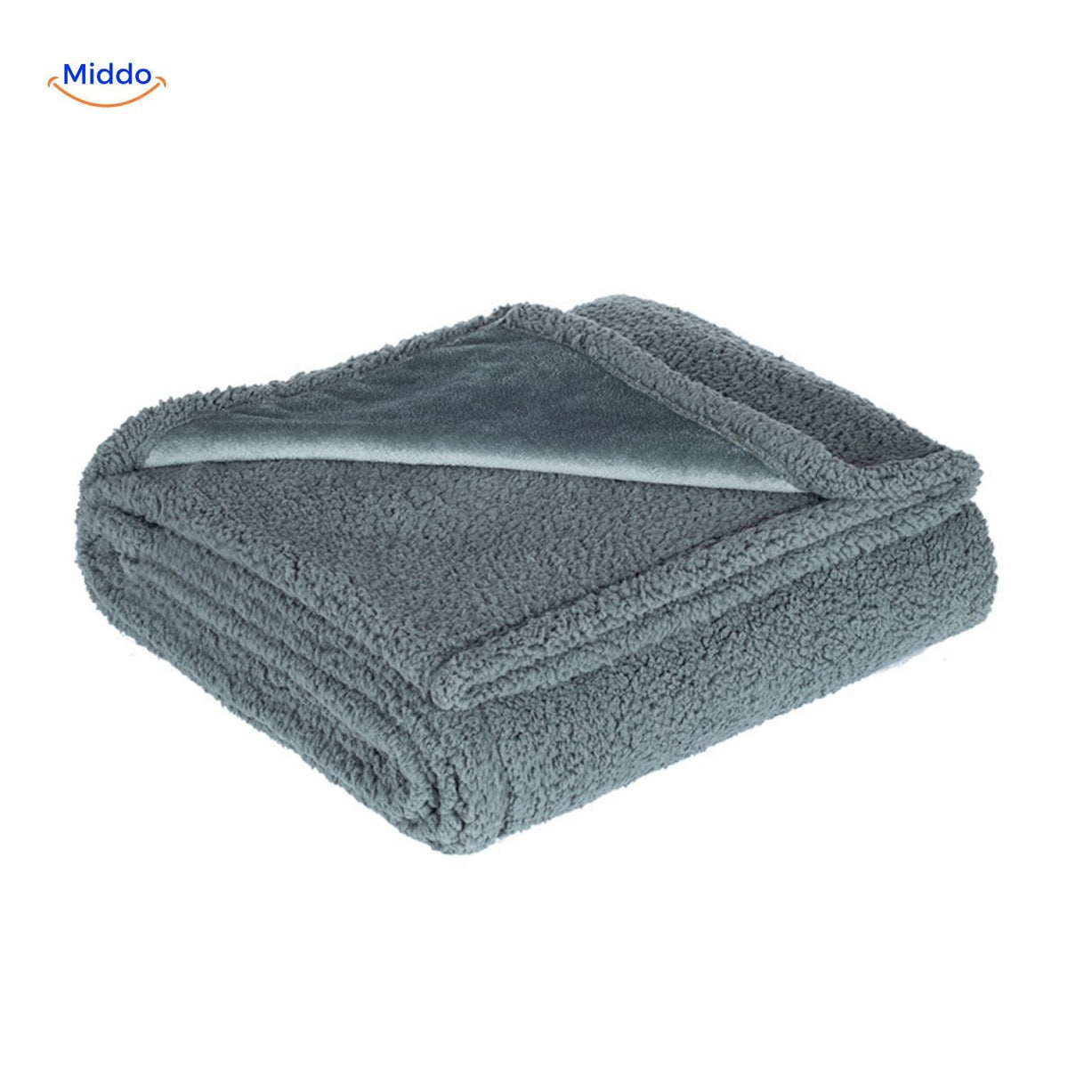 Waterproof Soft Cotton Velvet Blanket with Discreet Protection
