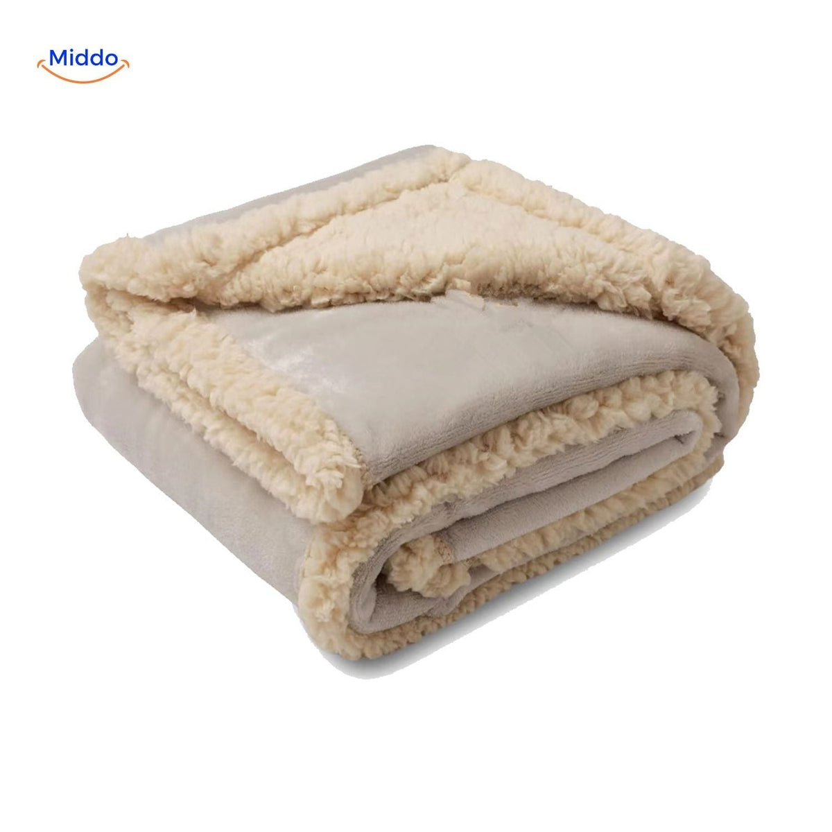 Waterproof Soft Cotton Velvet Blanket with Discreet Protection