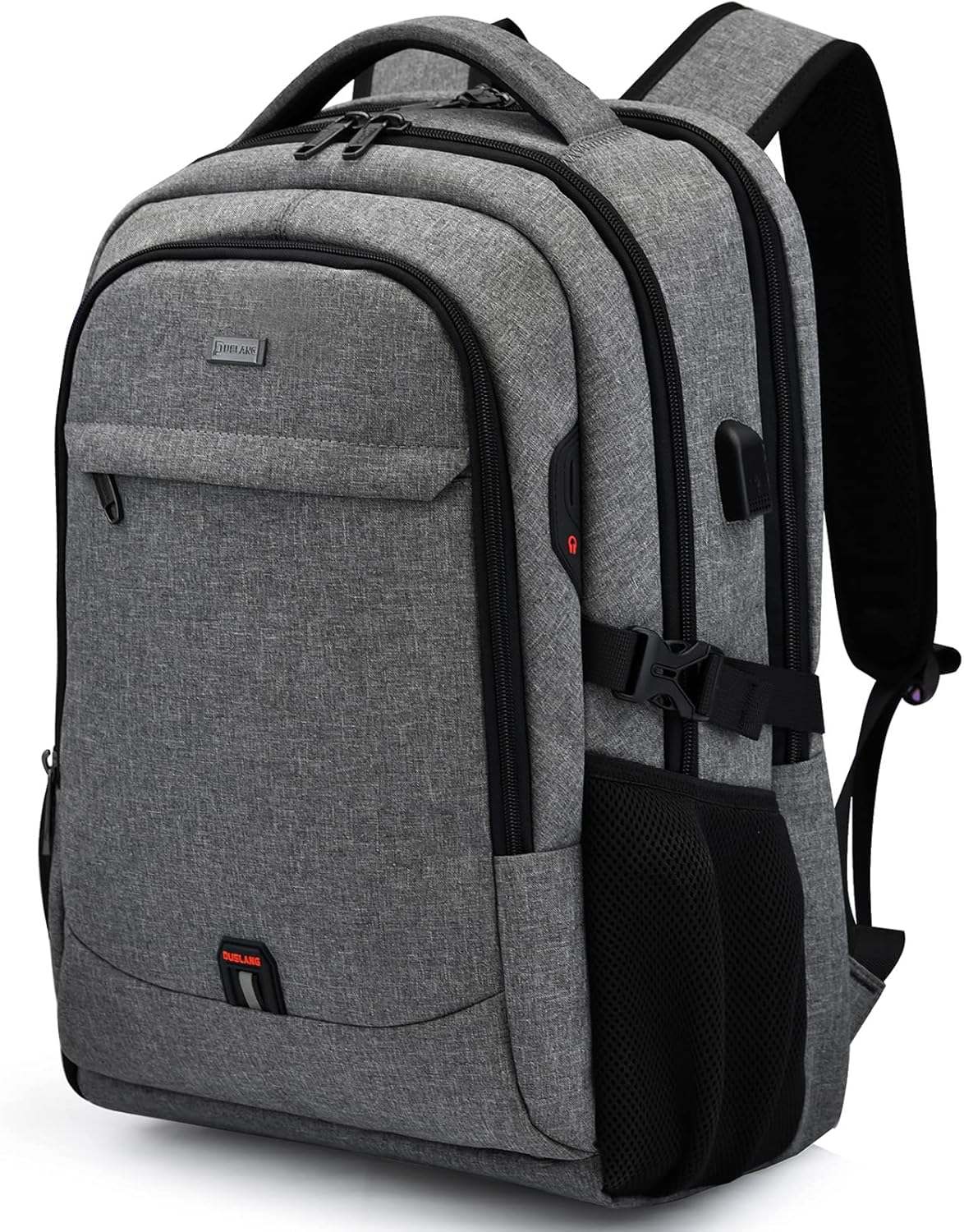 Waterproof Travel Laptop Backpack with USB Port and Organized Storage