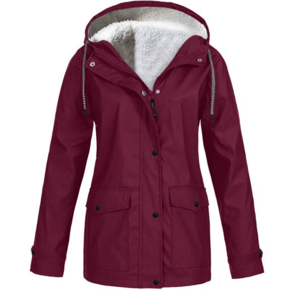 Waterproof, Windproof & Soft-Lined Outdoor Jacket