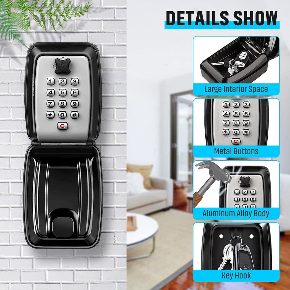 Weatherproof Outdoor Key Lock Box