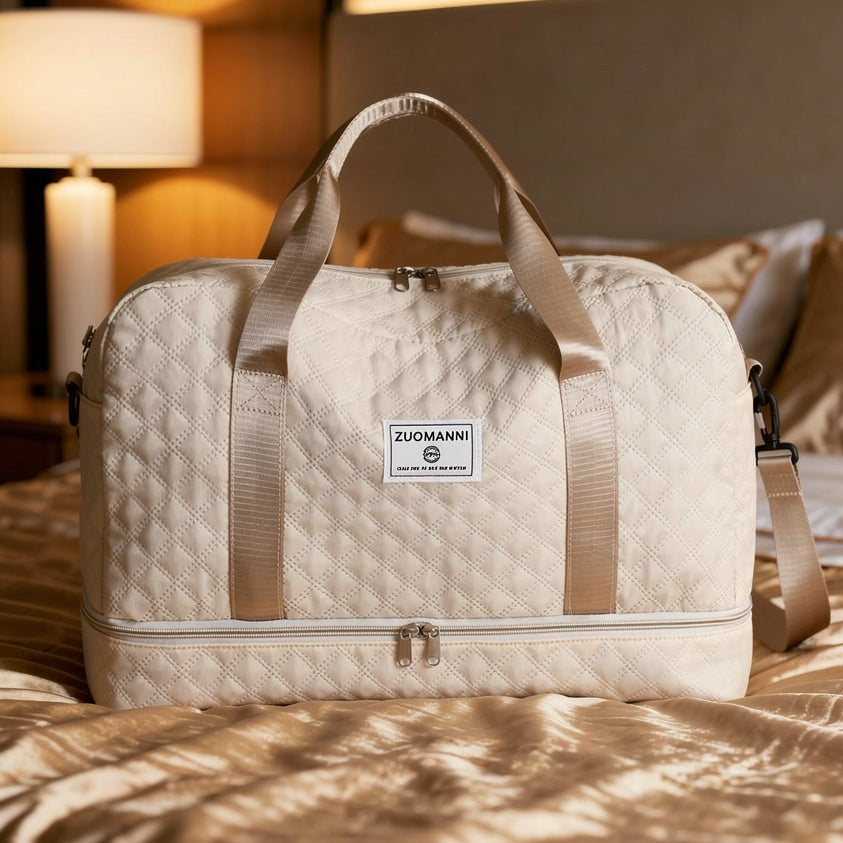 Weekend Bag for Men & Women | Sports Bag with Shoe Compartment