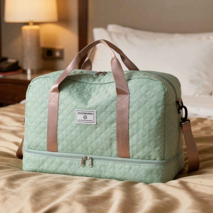 Weekend Bag for Men & Women | Sports Bag with Shoe Compartment