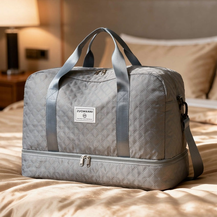 Weekend Bag for Men & Women | Sports Bag with Shoe Compartment