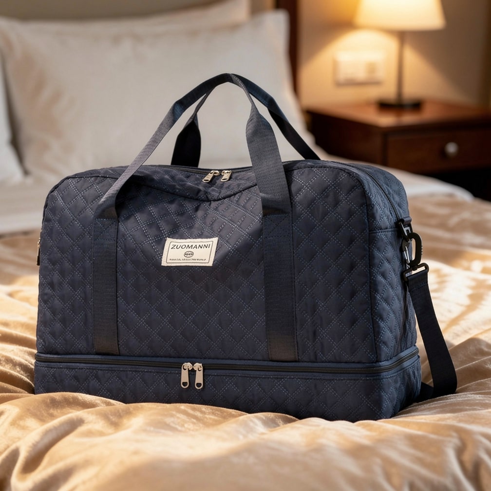 Weekend Bag for Men & Women | Sports Bag with Shoe Compartment