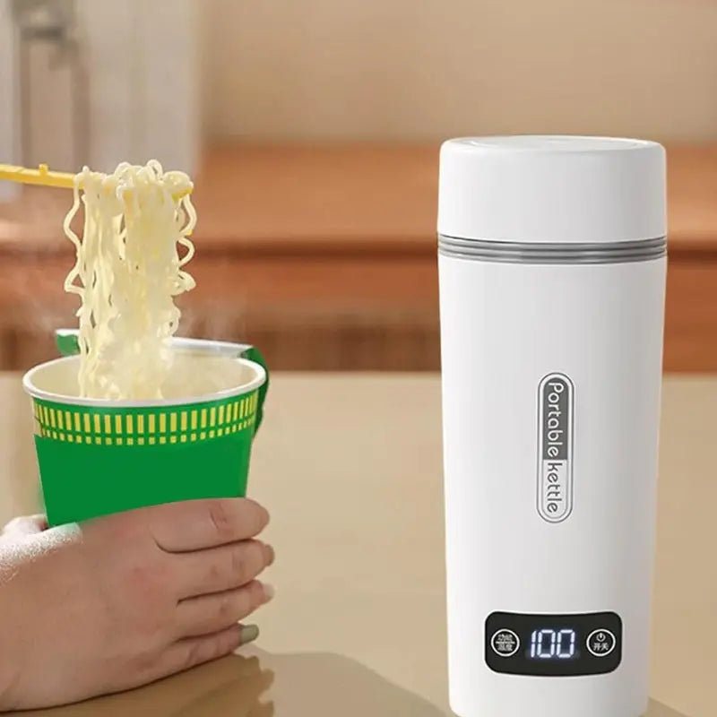 White 500ml Adjustable Temperature Kettle