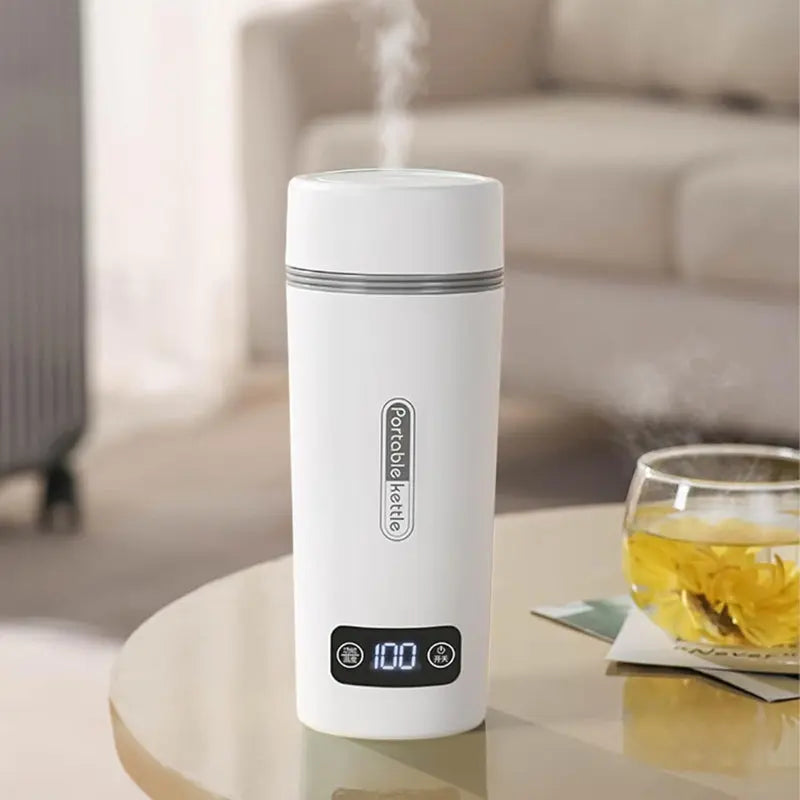White 500ml Adjustable Temperature Kettle