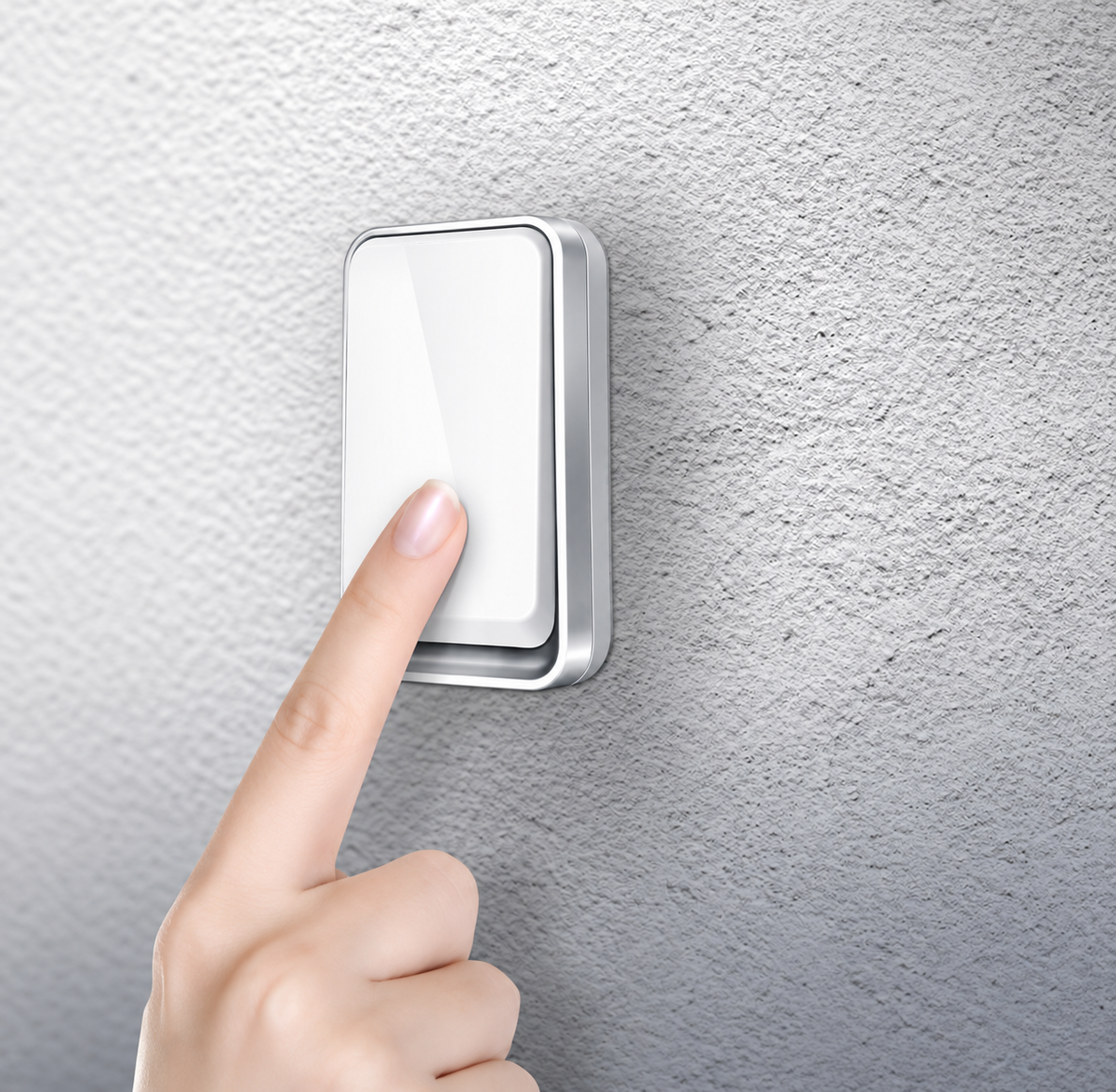 Wireless Battery-Free Smart Doorbell | 120m Range | Kinetic Energy