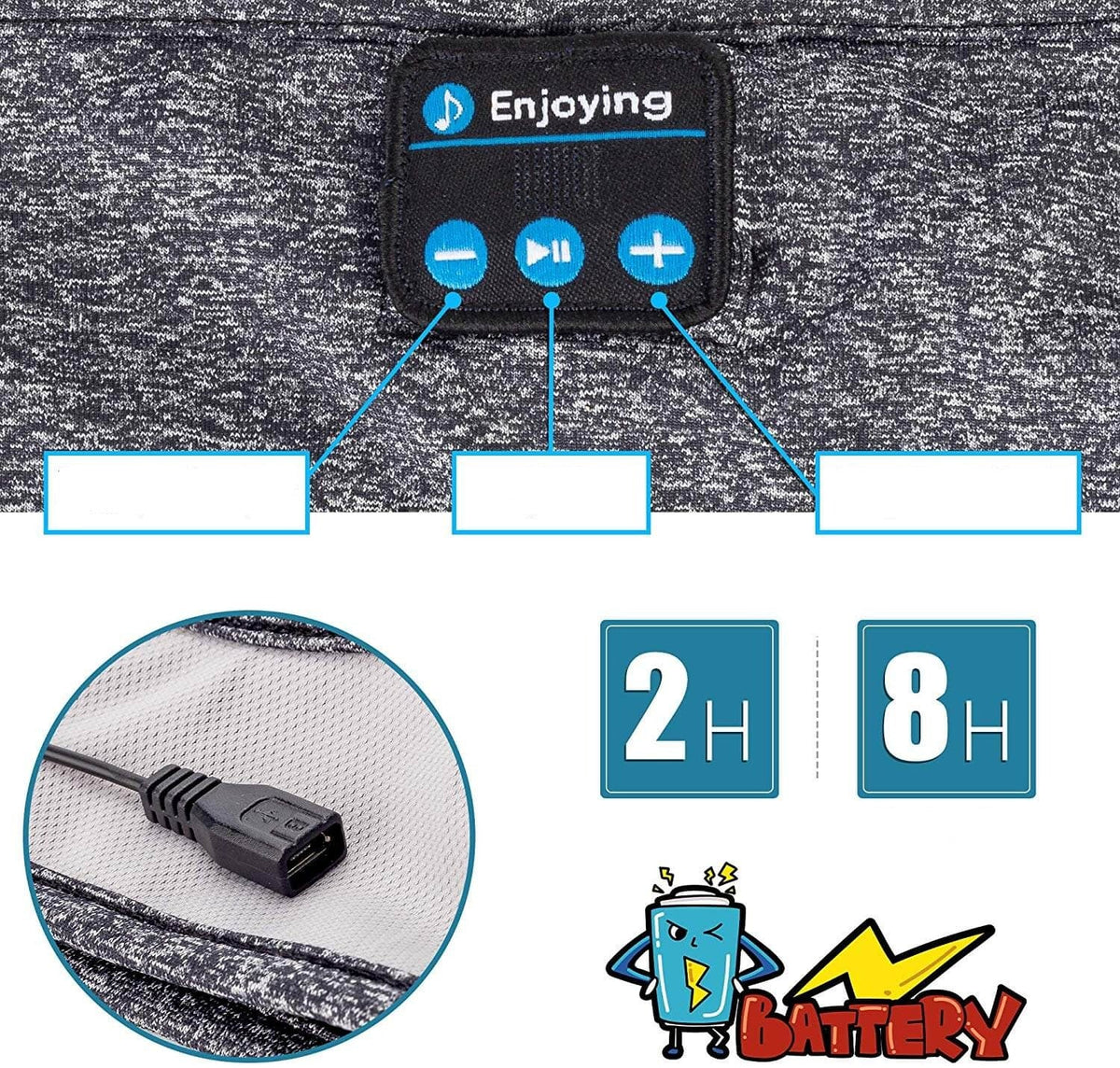 Wireless Bluetooth Headband