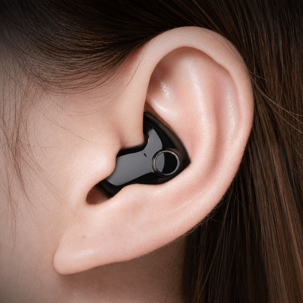Wireless Bluetooth Noise-Cancelling Waterproof In-Ear Earphones with LED Display