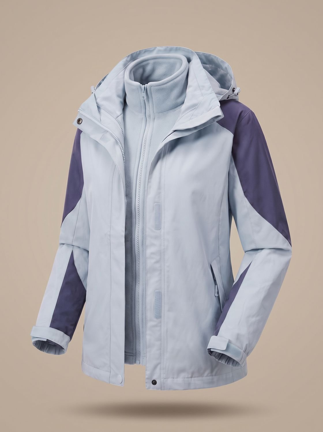 Women's 2-in-1 Hooded Outdoor Jacket