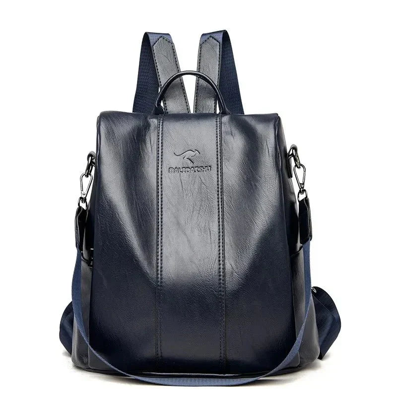 Women's Anti-Theft Water-Resistant Two-Way Handle Backpack